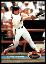 Lance Parrish 1991 Stadium Club #166 California Angels MLB READ FREE SHIP