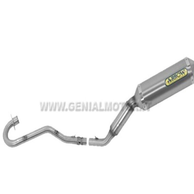 Komplett Auspuff Arrow Thunder Aluminium Honda Xr 125 R 2004 > 2005