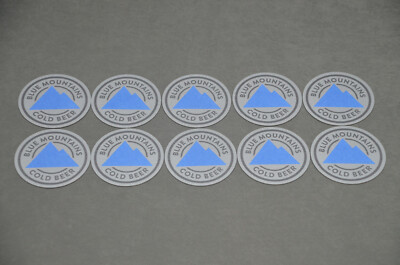 10x Coors Hellblau Berge Kalt Bierdeckel Untersetzer Born In The Rockies Neu Set