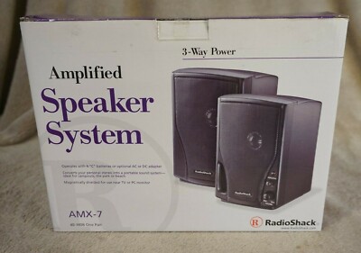 radio shack amplified speaker