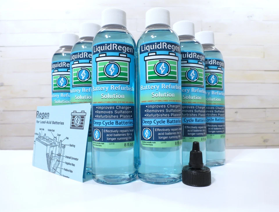 GOLFCART BATTERIE Restaurieren Flüssigkeit Reparatur Wartungslösung 6,8 Volt Yamaha 