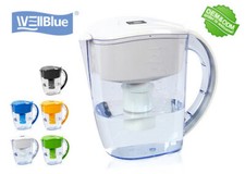 Alkaline Water Filter Fridge Pitcher/Jug 3.5L  with Cartridge White UK Stock 