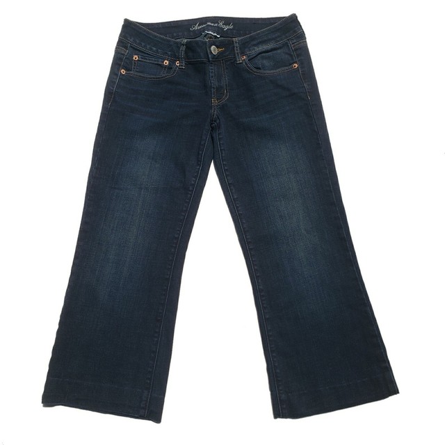Womens American Eagle Jeans Size 6 Favorite Boyfriend Crop | eBay