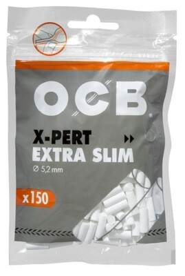 OCB X-Pert Extra Slim Filter   5,2 mm Zigarettenfilter Drehfilter Eindrehfilter