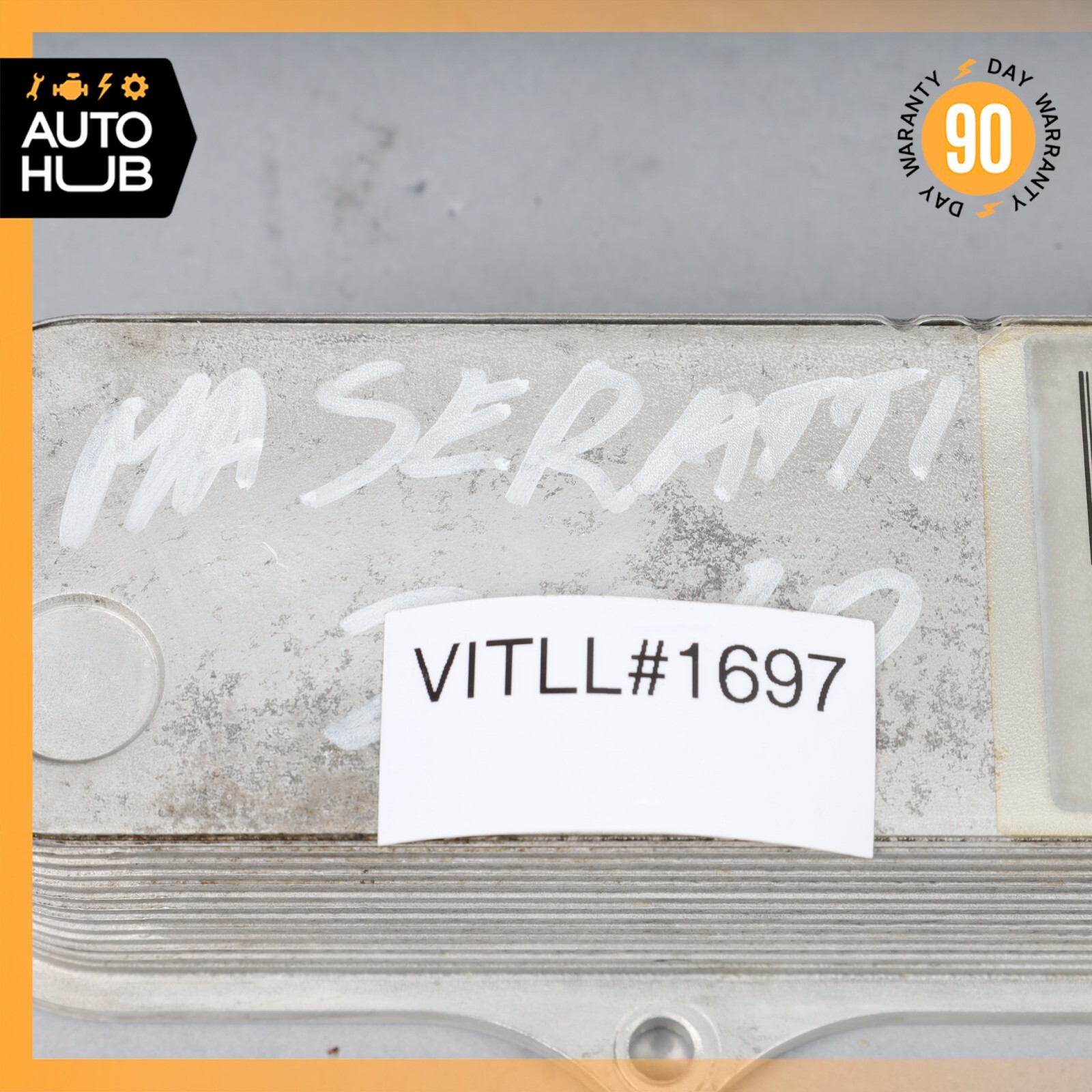 14-22 Maserati Quattroporte M156 Ghibli M157 3.0L Engine Oil Heat Exchanger OEM