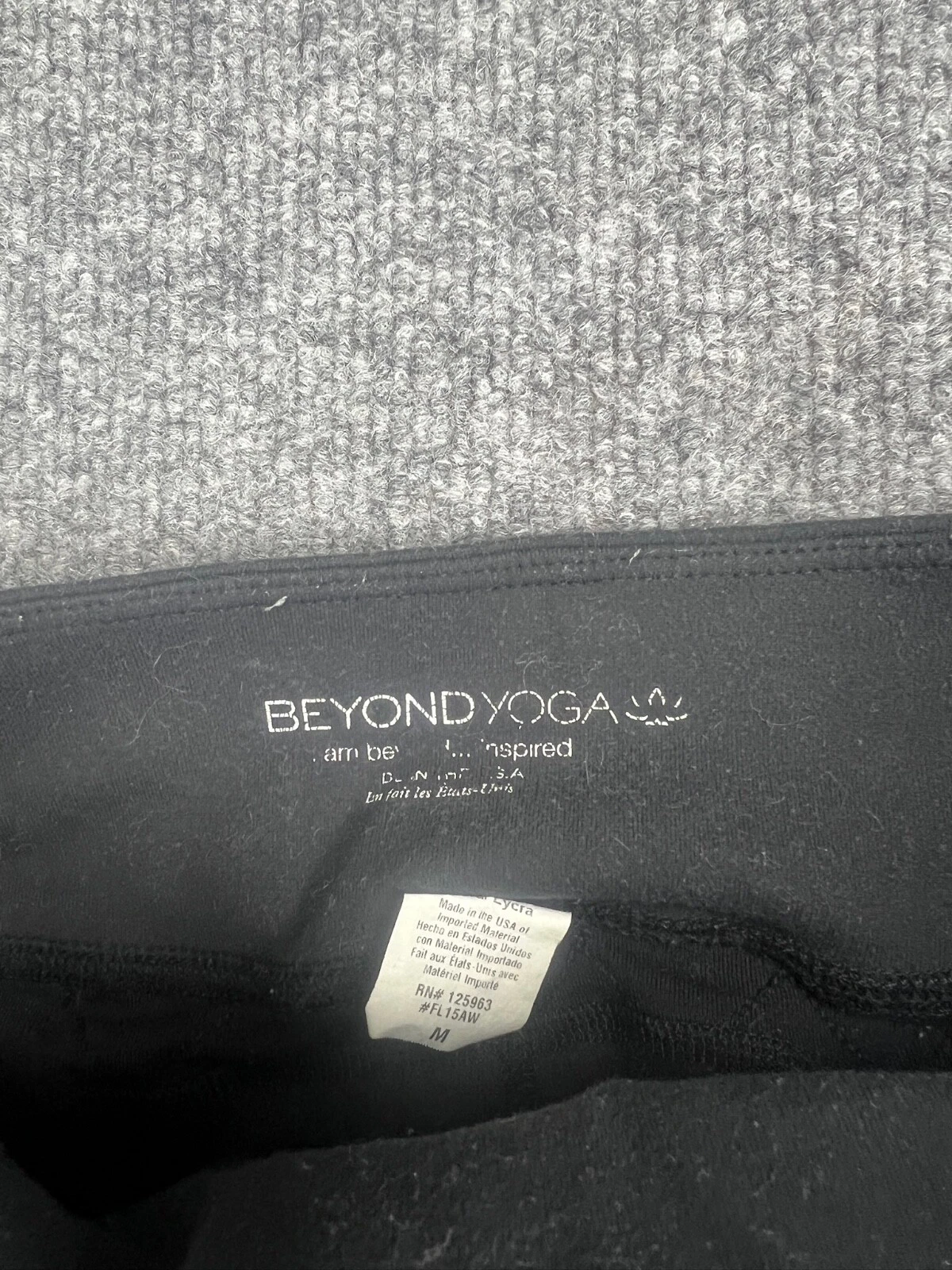 beyond-yoga diamond patchwork pull-on ankle leggings