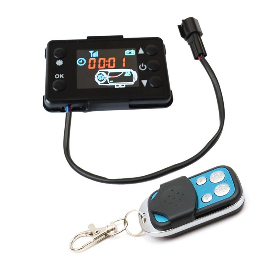 LCD Control Switch for Car Diesel Air Parking Heater with Remote
