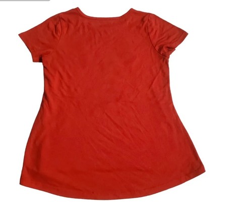 Disney's Mickey Mouse Red USA Shortsleeve Shirt Girls Size M (10-12) Plus - Picture 4 of 4