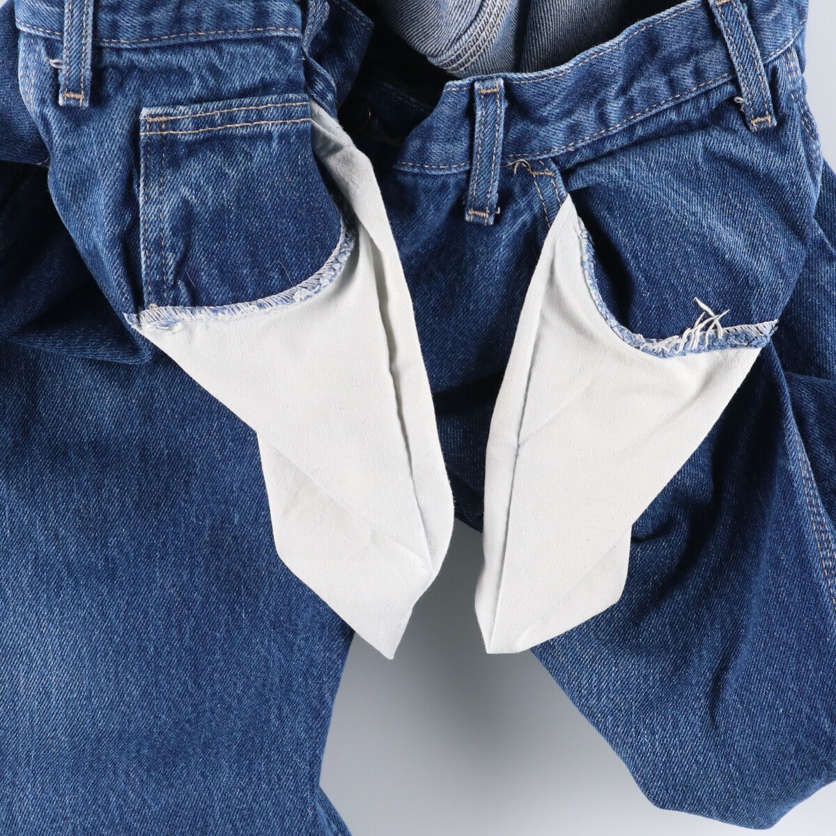 パンツ Dickies bleach wide painter denim Dickies denim