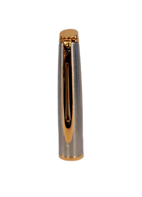 Waterman Hemisphere Stainless & Gold Fountain Pen Cap Old Narrow Ring Style
