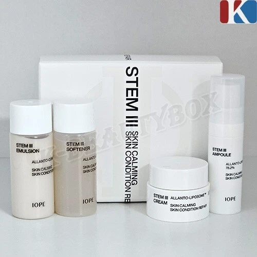 IOPE Stem III Signature Kit 4 ítems suavizante ampolla emulsión crema HECHO EN COREA Foto 2 de 4