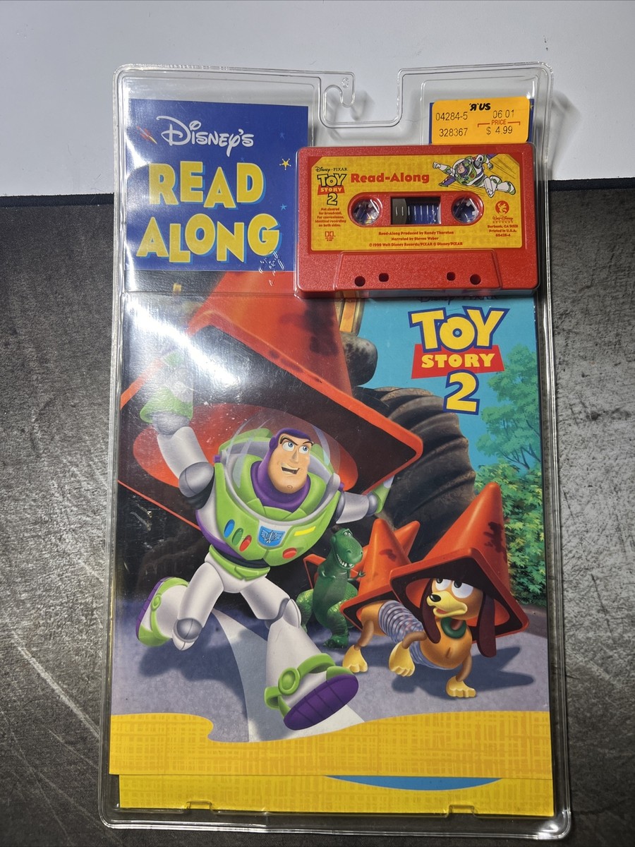 Disney Read Along Toy Story Book And Audio Cassette Tape 3149 Classic