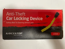 Anti Theft Car Locking Device Safety Belt to Steering Wheel  L1016 Kaycentop NEW