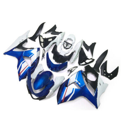 ABS Blue White Plastic Fairings For Suzuki GSXR1000 K9 2009 10-15 2016 Bodywork