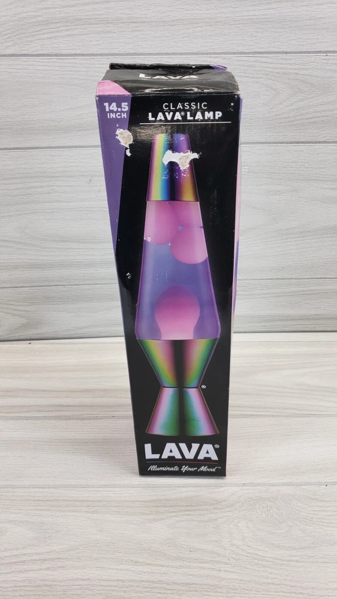 Oil slick lava sale lamp