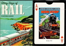 Glory Days of Rail Playing Cards Poker Size Deck Piatnik Custom Limited Edition