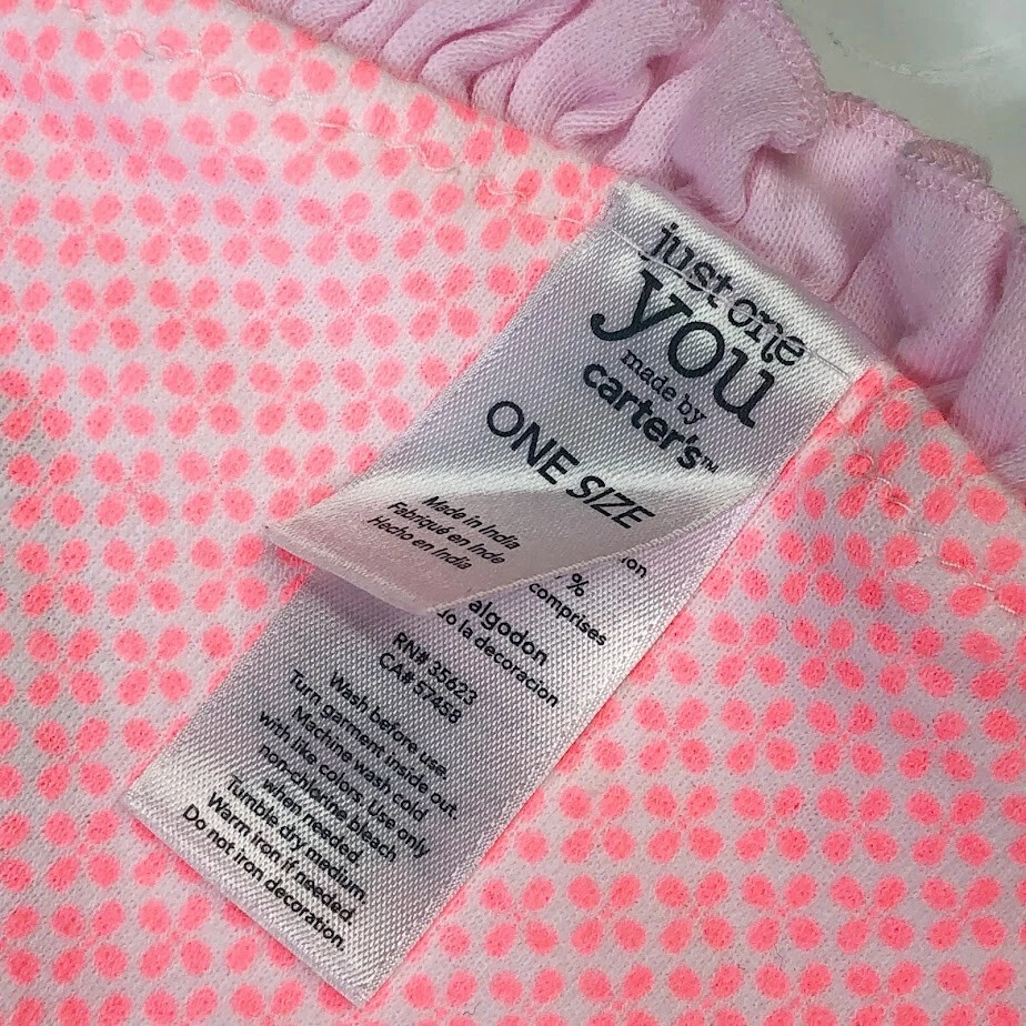 Carter's Just One You Knit детское одеяло для приема розовое оранжевое обезьяна - Изображение 4 из 4