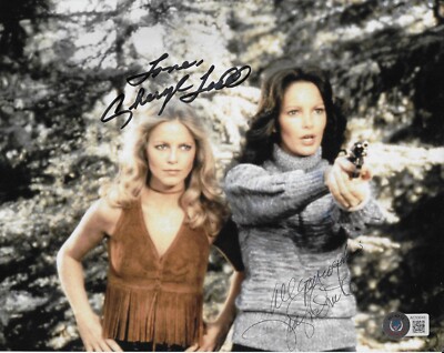 JACLYN SMITH CHERYL LADD Signed Autographed 8x10 Photo Beckett BAS COA Angels