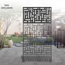 Decor Privacy Screen Panel Black Outdoor/Indoor Patio Fence Panel Privacy Panel