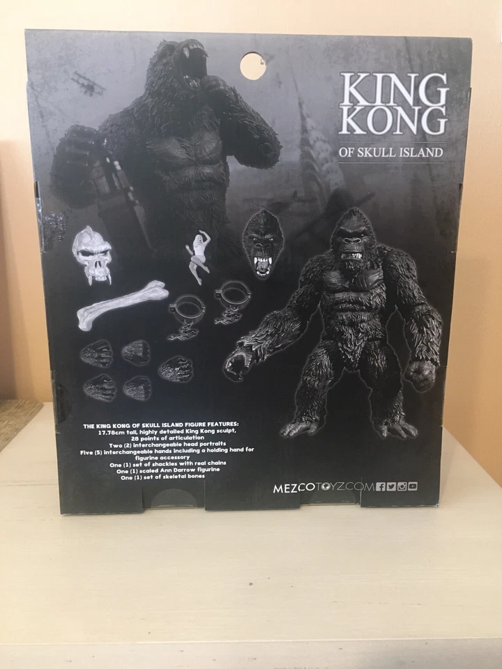 Фигурка Mezco Toyz King Kong Of Skull Island PX эксклюзивная черно-белая Ann Darrow - Изображение 2 из 4