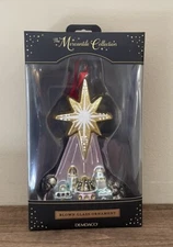 Demdaco Blown Glass Star Over Bethlehem Ornament The Mercantile Collection NIB