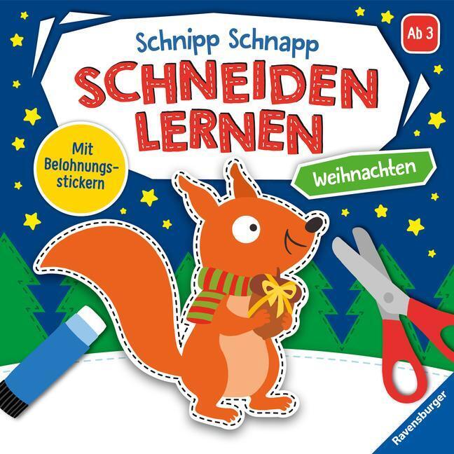 Ravensburger Schnipp-schnapp Schneiden Lernen Weihnachten - Schneiden