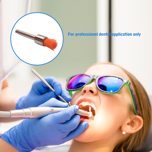 Dental Weiß & Bunt Prophy Polierbürste Nylon Flach Riegel & Konisch Typ - Bild 8 von 23