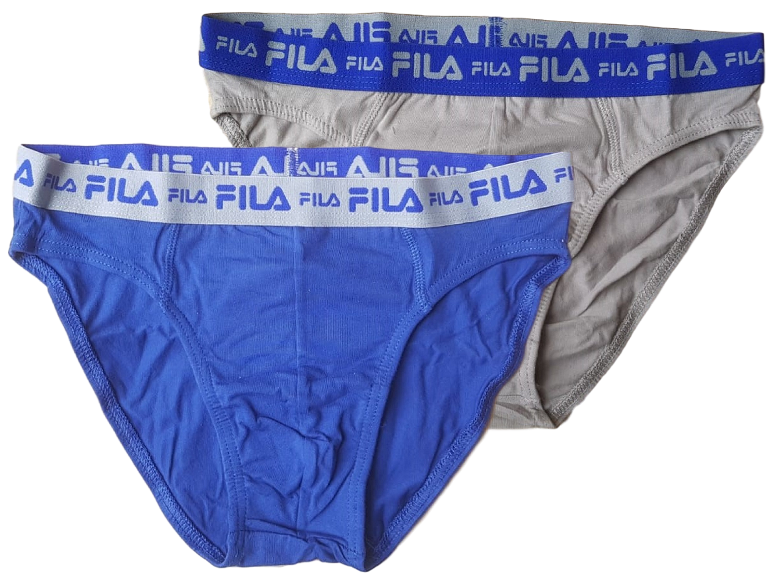 Slip Uomo 2 pezzi bipack elastico BASIC COTTON FILA UH203 Intimo stretch Cotton