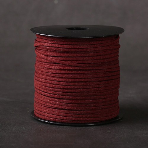 4.5meters / 90meters 2.7mm Flach Wildlederimitat Kordel String Gewinde Seil - Bild 21 von 30