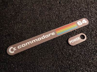 Commodore C64 case Label / Aufkleber / Sticker / Badge / Logo [241d]
