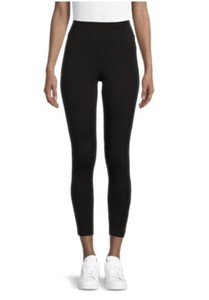 Time and Tru Womens Leggings Black Fitted High Rise Size XXL/20 NWT