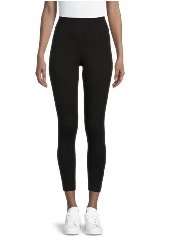 Time and Tru Womens Leggings Black Fitted High Rise Size XXL/20 NWT