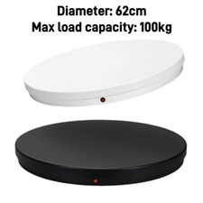 62cm 360  Rotating Display Stand Max 100KG Jewelry Product Photography Turntable