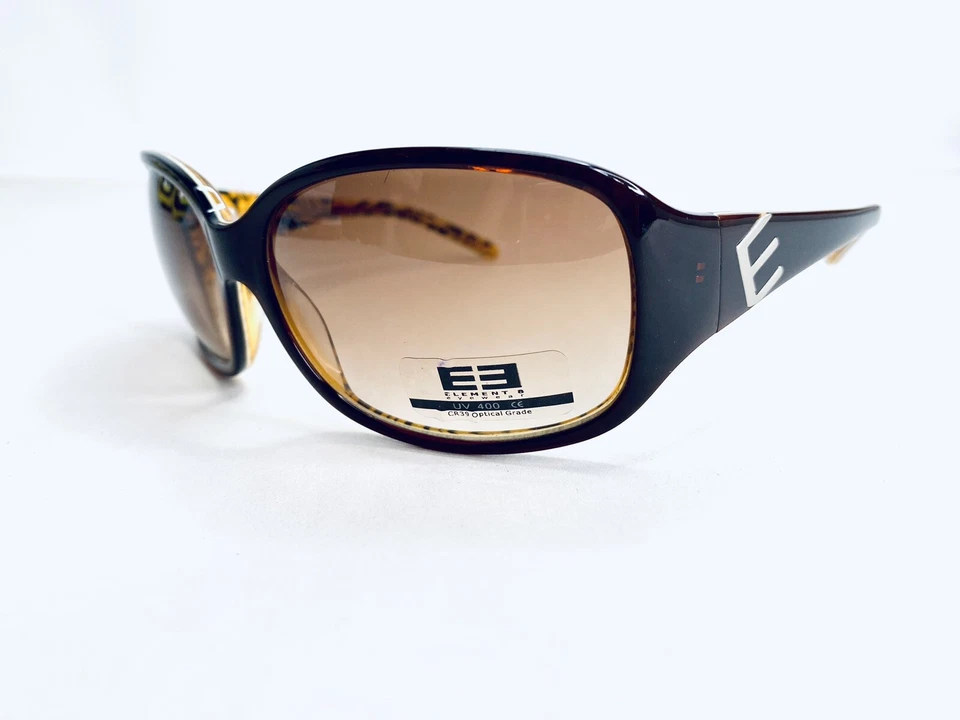 Monturas para gafas de sol Element Eight EE302 58 17 120 marrón envolvente templo ancho borde completo Foto 2 de 4