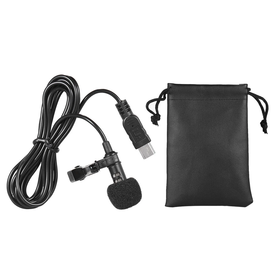 Micrófono USB con Clip para Cuello para Gopro Hero3 3+4 150 cm Profesional Mini Y7J9 Foto 2 de 4