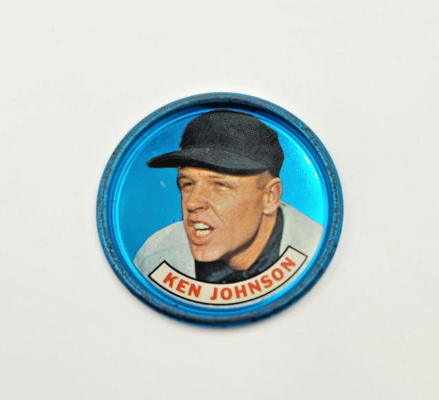 1965 alte London Ken Johnson Baseball Space Magic Münze Houston Astros