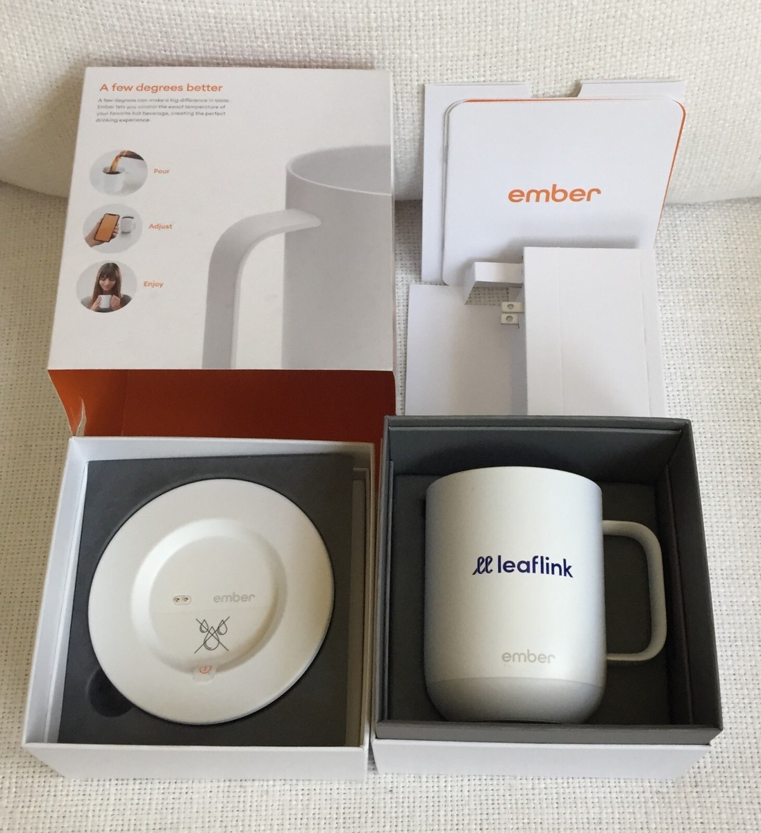 正規店購入ember Temperature Control Mug2 美品 Ember Mug 2 - Temperature Control Smart Mug - 10oz, New Open
