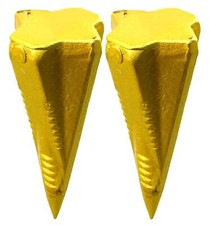 2 Log Splitter Wedge Maul Wood Stump Splitting Diamond Sledge Bomb Logging