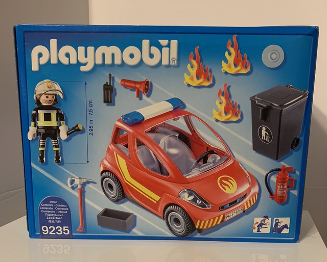 playmobil fire car 9235