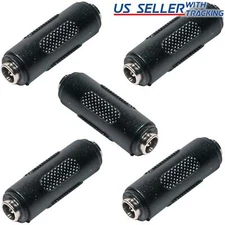 5x DC Coupler Female to Female F/F 5.5mm 2.1mm Barrel Jack Power Connector Plug