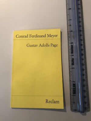 Conrad Ferdinand Meyers Gustav Adolfs Page New Paperback (German)