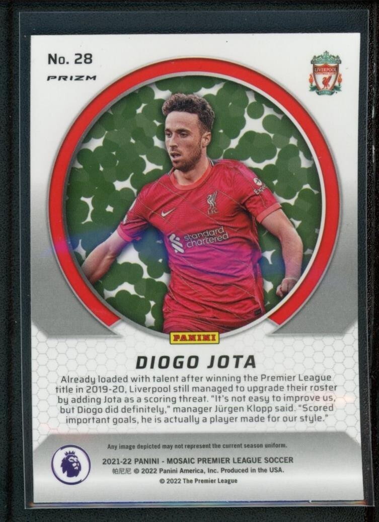 2021-22 DIOGO JOTA PANINI MOSAIC PREMIER LEAGUE SILVER MEN