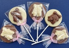 BELGIAN CHOCOLATE BALLET SHOE/S/BALLERINA LOLLIPOPS/PARTY BAG FILLER/BIRTHDAY