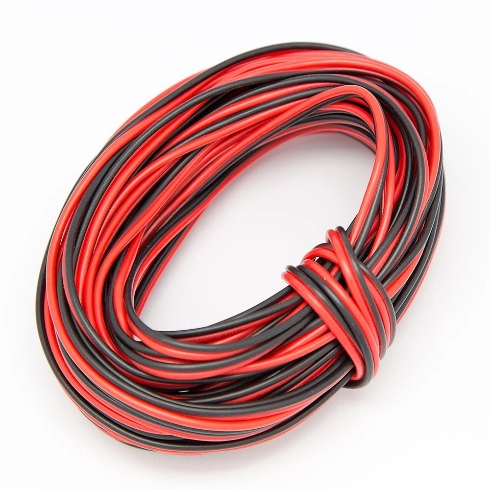 20 Gauge 2Pin Extension Wire, 20AWG 2 Conductor Parallel Electric Cable Cord ... - Image 4 of 4