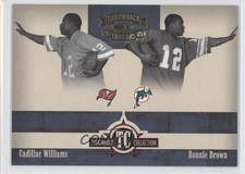 2005 Donruss Throwback Threads Collection Cadillac Williams Ronnie Brown 0qr0