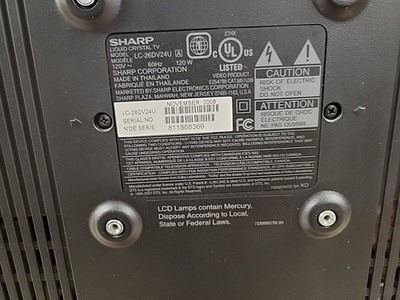 SHARP LCD 26