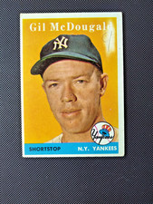 1958 Topps - Gil McDougald #20 Player Name in White VG/Marked