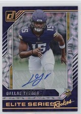 2024 Panini Donruss Elite Series Rookies Auto 60/99 Dallas Turner #21 Auto sc2