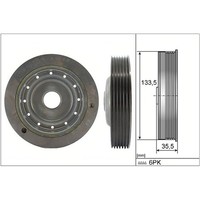 INA Riemenscheibe Kurbelwelle FüR Renault Clio 2 Laguna Megane Scenic 1.4 1.6