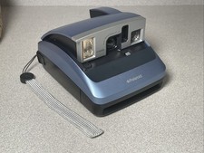 Vintage Polaroid One 600 Instant Film Camera - Blue Tested Built In Flash